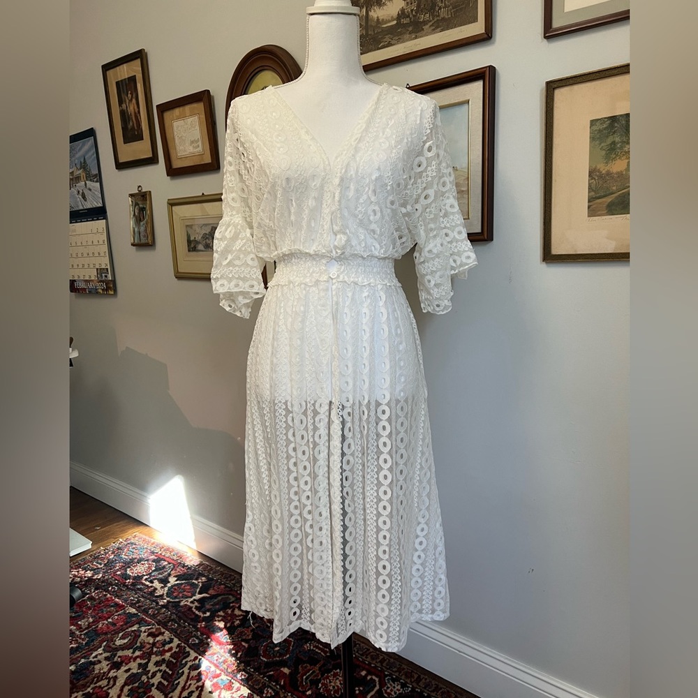 Lace Beach Cover Up